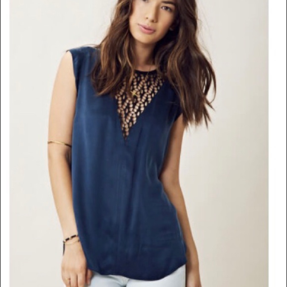 Rebecca Taylor silk party top